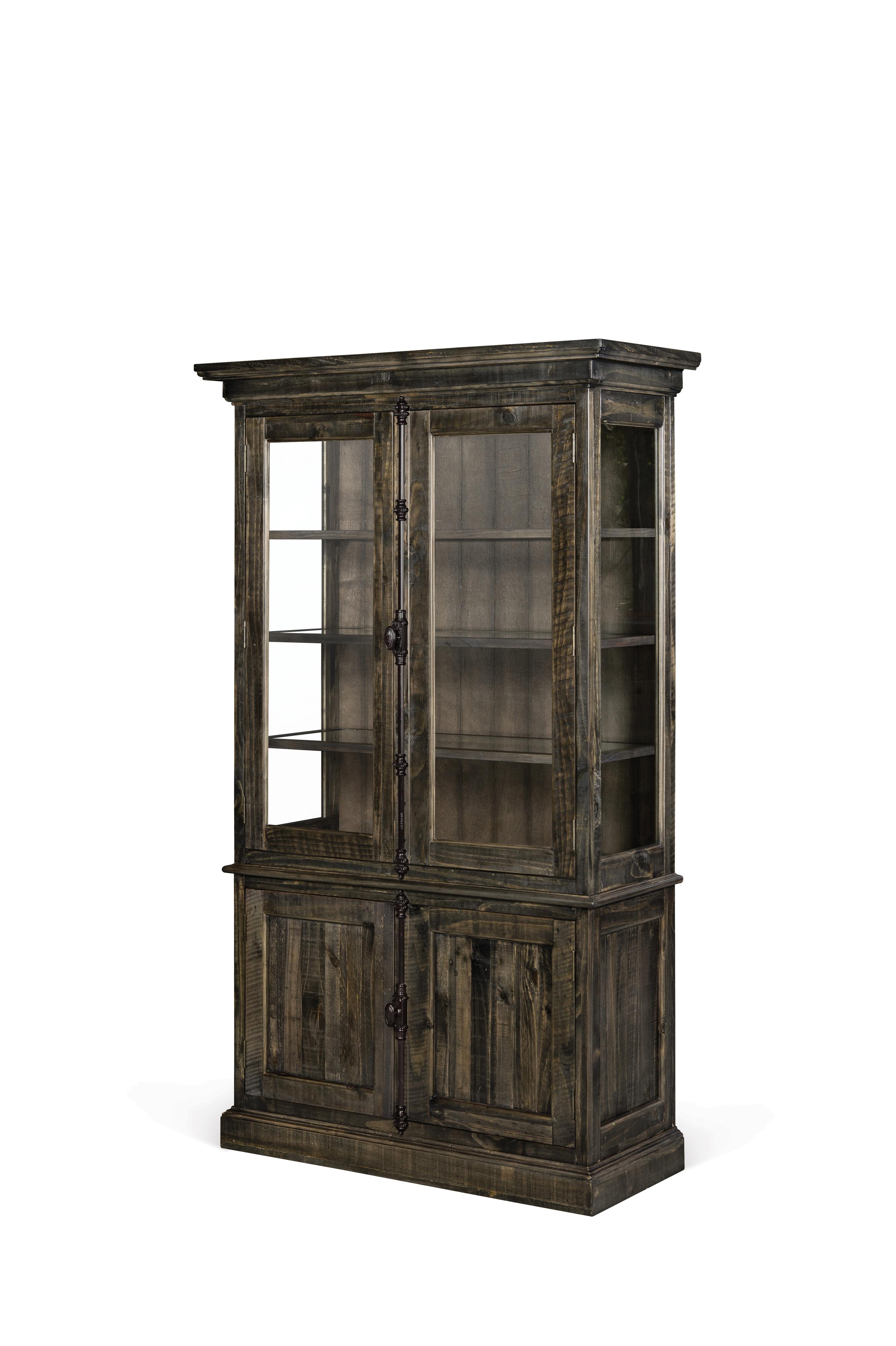 Transitional on sale china cabinet